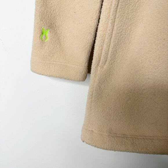 Tuckernuck Dudley Stephens Turtleneck Women S Beige Vello Fleece Tunic Preppy - Picture 3 of 8